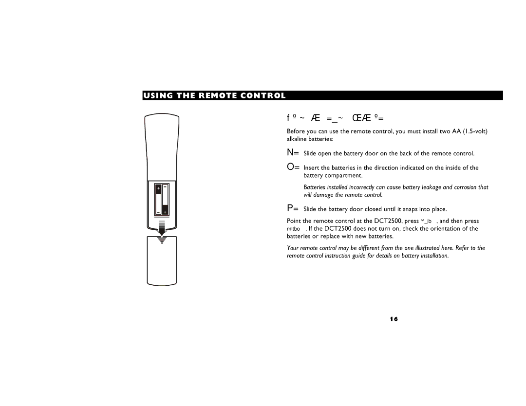 Motorola DCT2500 manual Fåëí~ääáåÖ=~ííÉêáÉë=, = päáÇÉ=íÜÉ=Ä~ííÉêó=Çççê=ÅäçëÉÇ=ìåíáä=áí=ëå~éë=áåíç=éä~ÅÉK= 