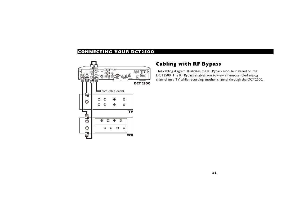 Motorola DCT2500 manual `~ÄäáåÖ=ïáíÜ=oc=óé~ëë=, `q=ORMM Cêçã= Å~ÄäÉ= çìíäÉí= 