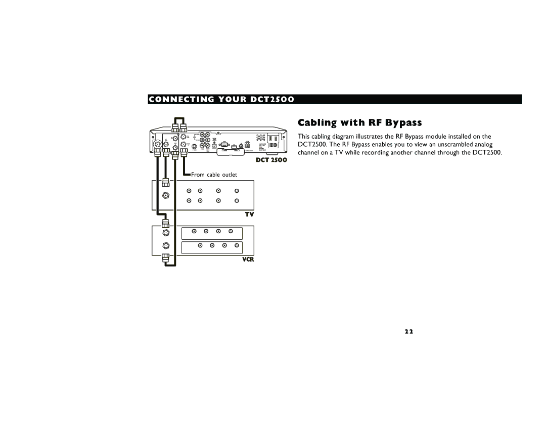 Motorola DCT2500 manual `~ÄäáåÖ=ïáíÜ=oc=óé~ëë=, `q=ORMM Cêçã= Å~ÄäÉ= çìíäÉí= 