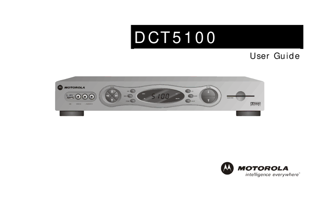 Motorola DCT5100 manual 