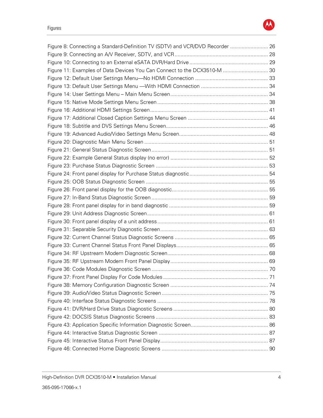 Motorola DCX3510-M installation manual Figures 