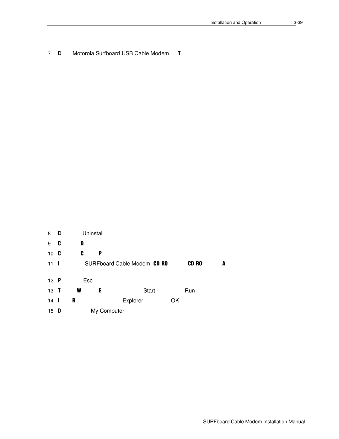 Motorola DHSB5100 installation manual SURFboard Cable Modem Installation Manual 