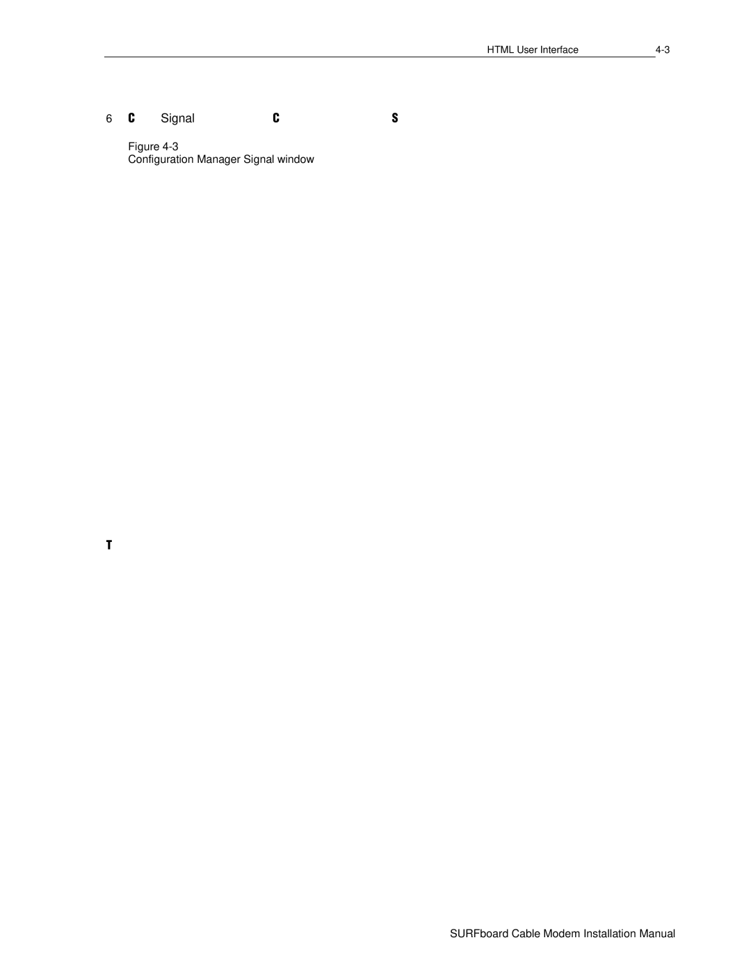 Motorola DHSB5100 installation manual Configuration Manager Signal window 