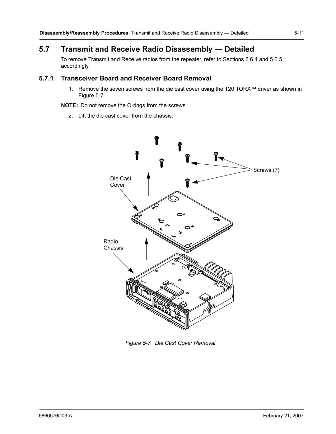 Motorola DR 3000 Transmit and Receive Radio Disassembly Detailed, Transceiver Board and Receiver Board Removal 