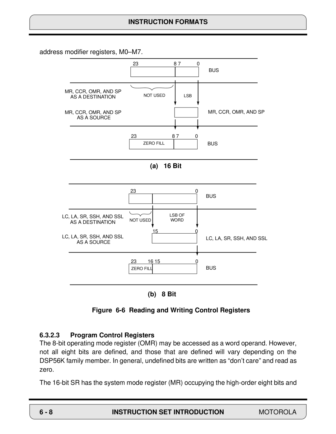 Motorola 24-Bit Digital Signal Processor, DSP56000 manual 16 Bit 