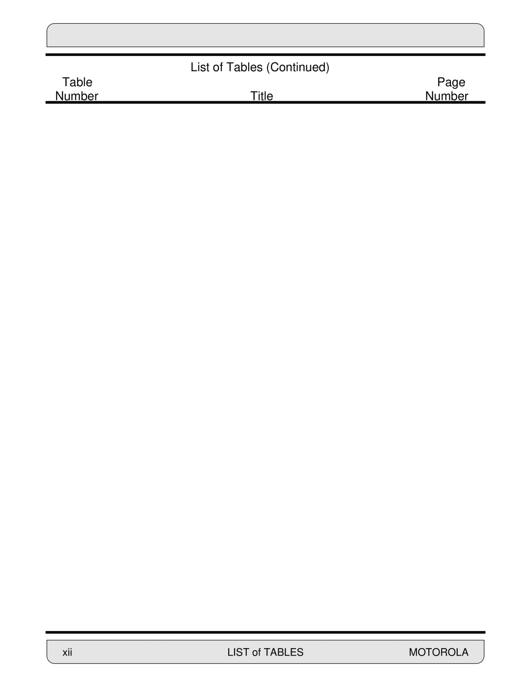 Motorola 24-Bit Digital Signal Processor, DSP56000 manual Xii 