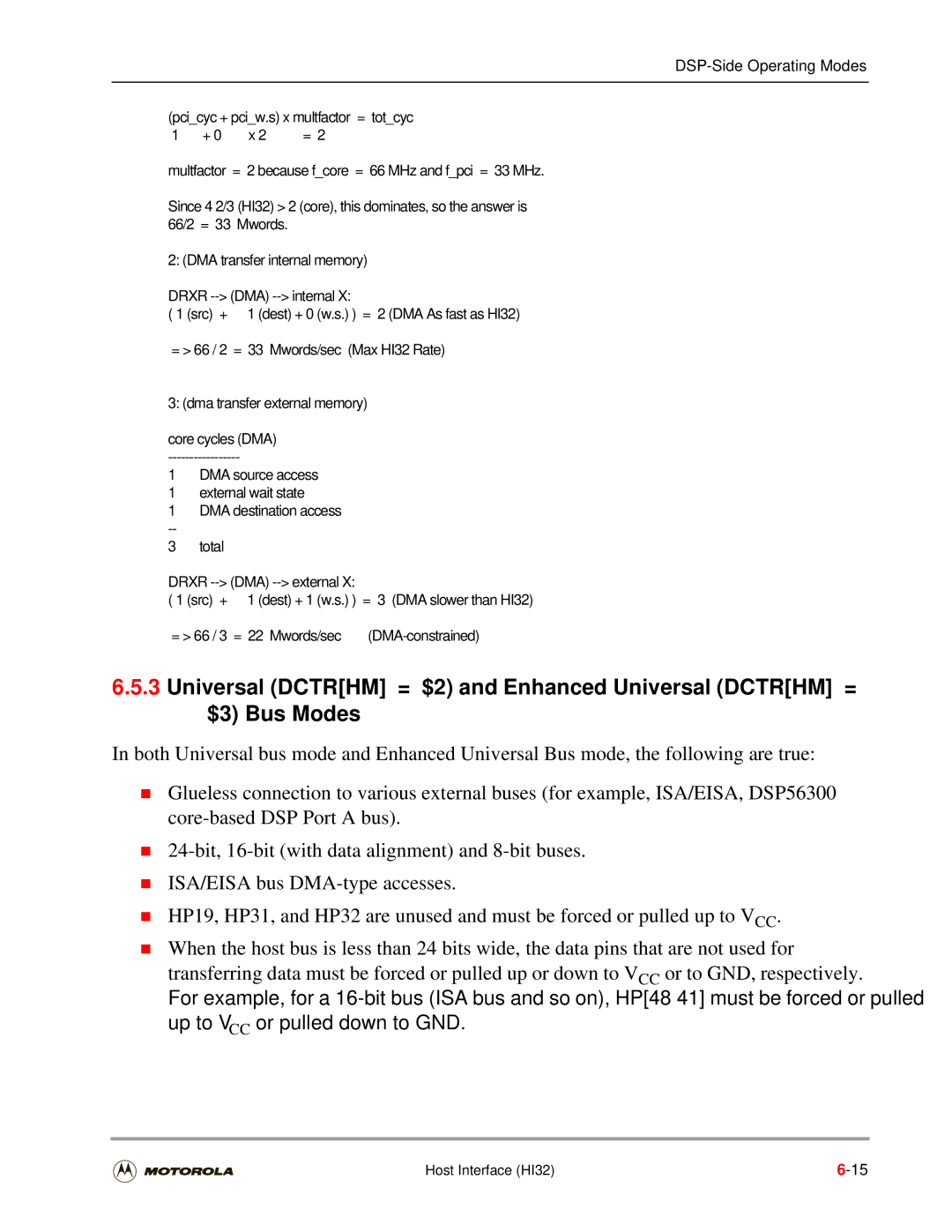 Motorola DSP56301 user manual Multfactor 