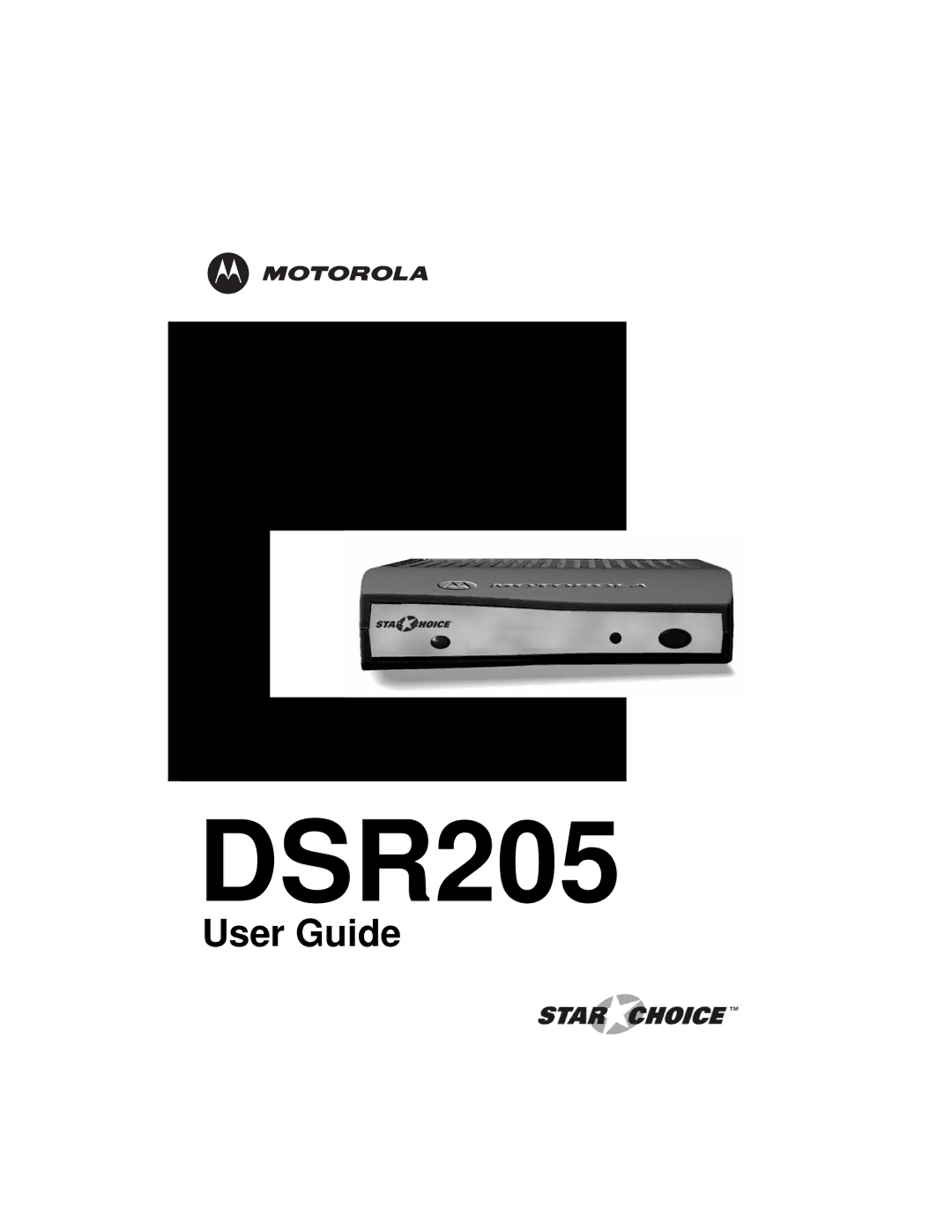 Motorola DSR205 manual 