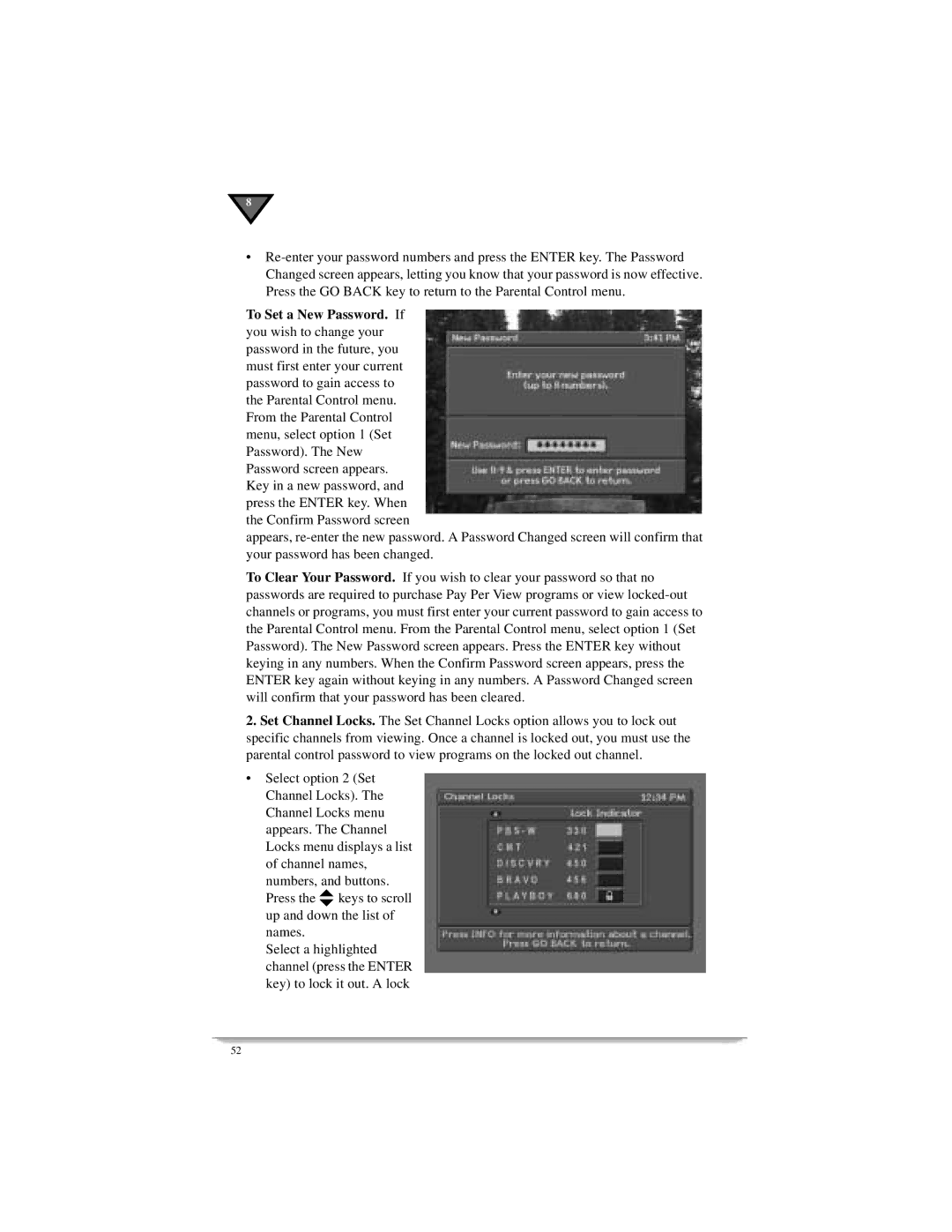 Motorola DSR405 manual Channel press the Enter 