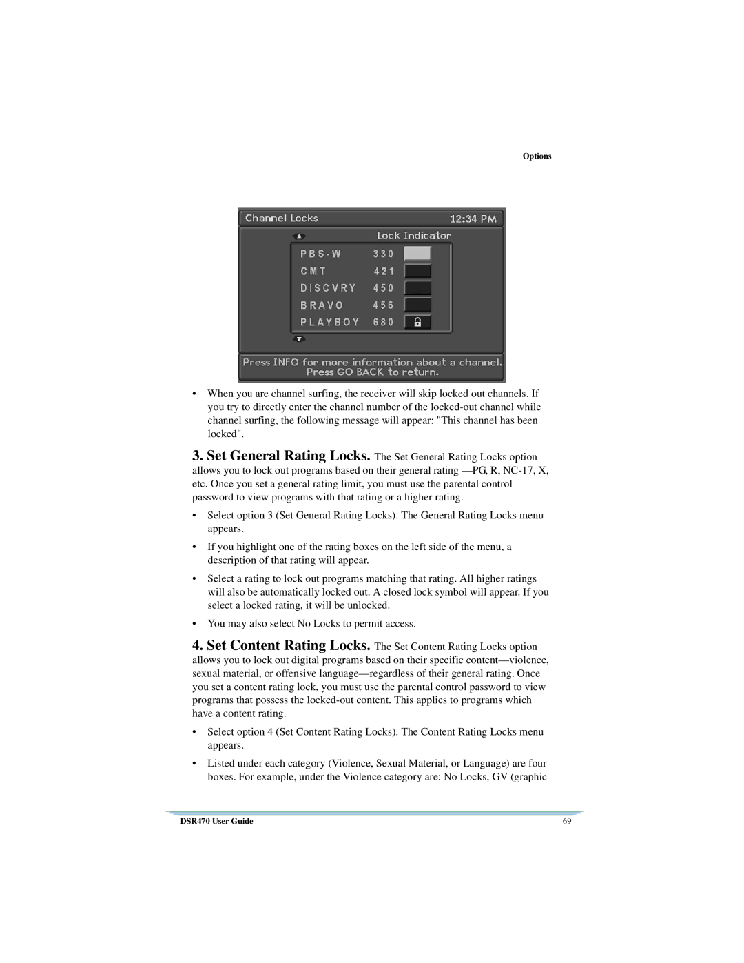 Motorola manual DSR470 User Guide 