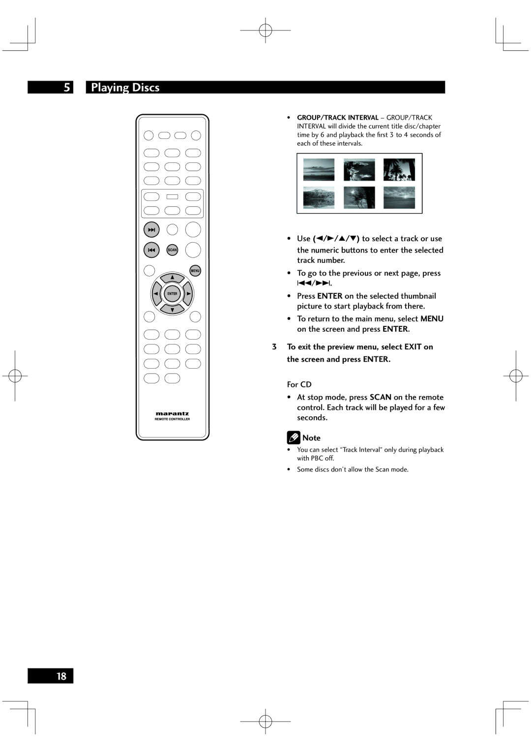 Motorola DV6001 warranty Playing Discs 