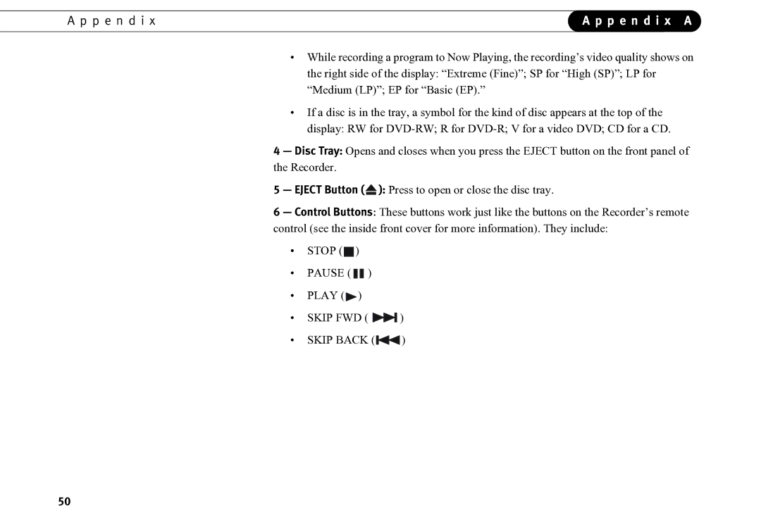 Motorola DVD operating instructions P e n d i x a 