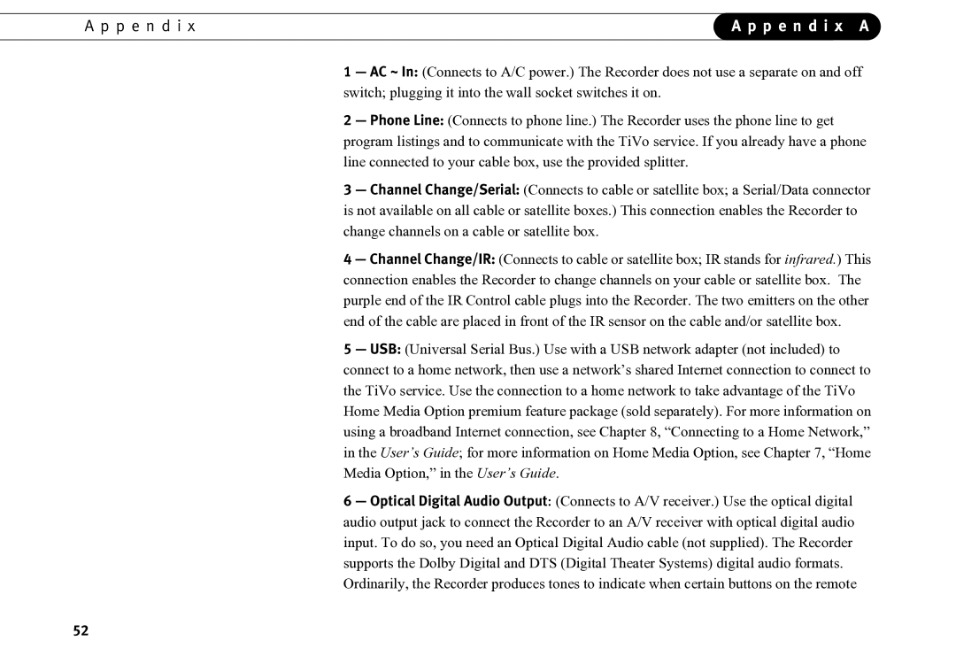 Motorola DVD operating instructions P e n d i x a 