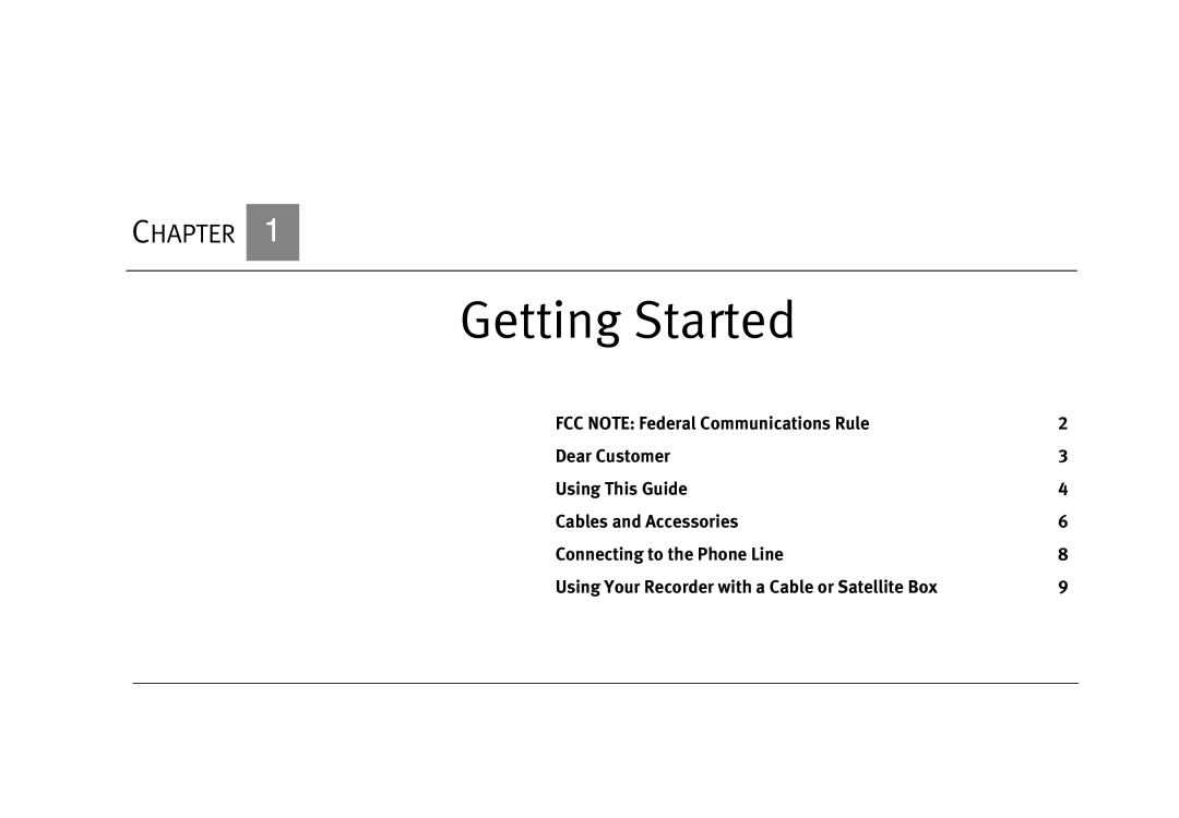 Motorola DVD operating instructions Getting Started 