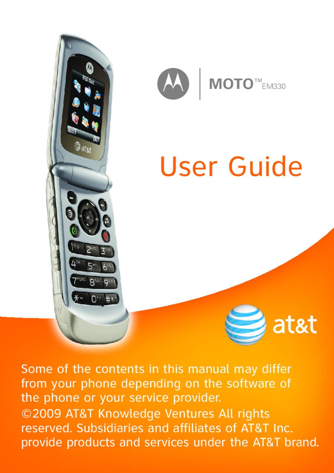 Motorola EM330 manual User Guide 