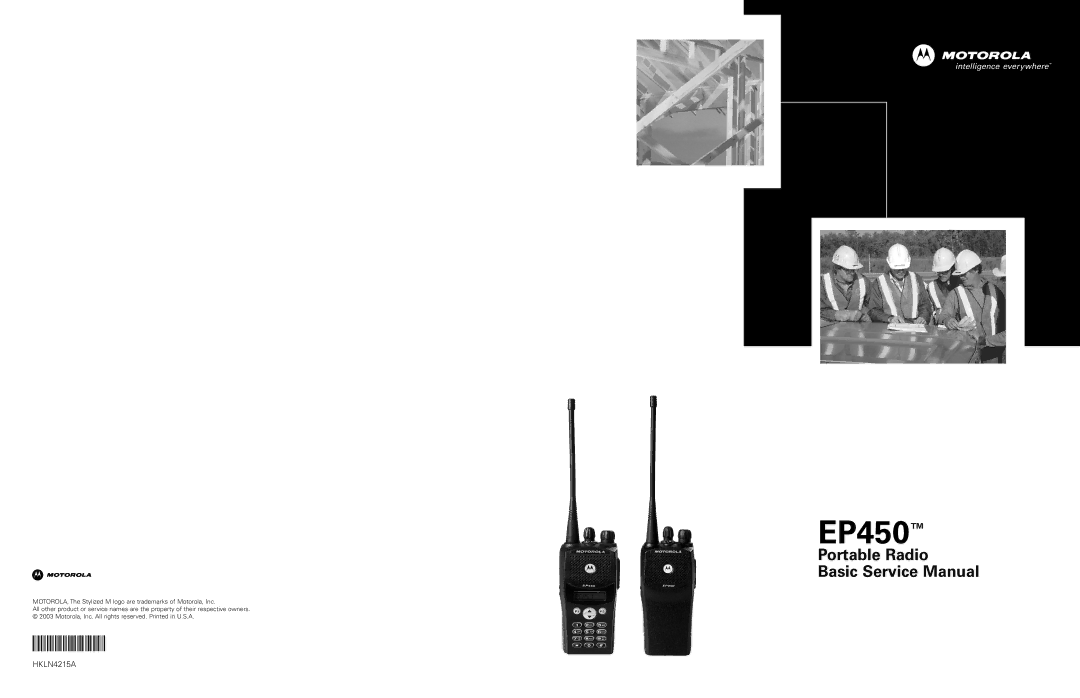 Motorola EP450 service manual 
