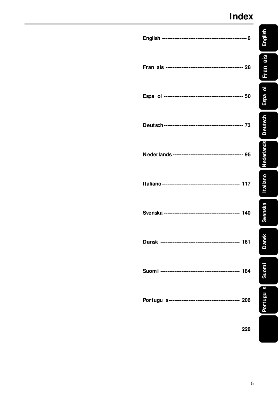 Motorola FW-C155 manual Index 