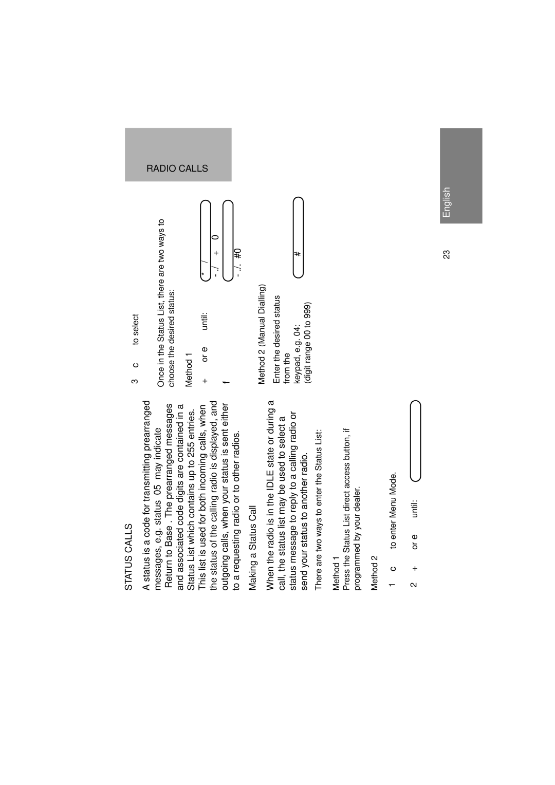 Motorola GM380 manual Status Calls, Making a Status Call 