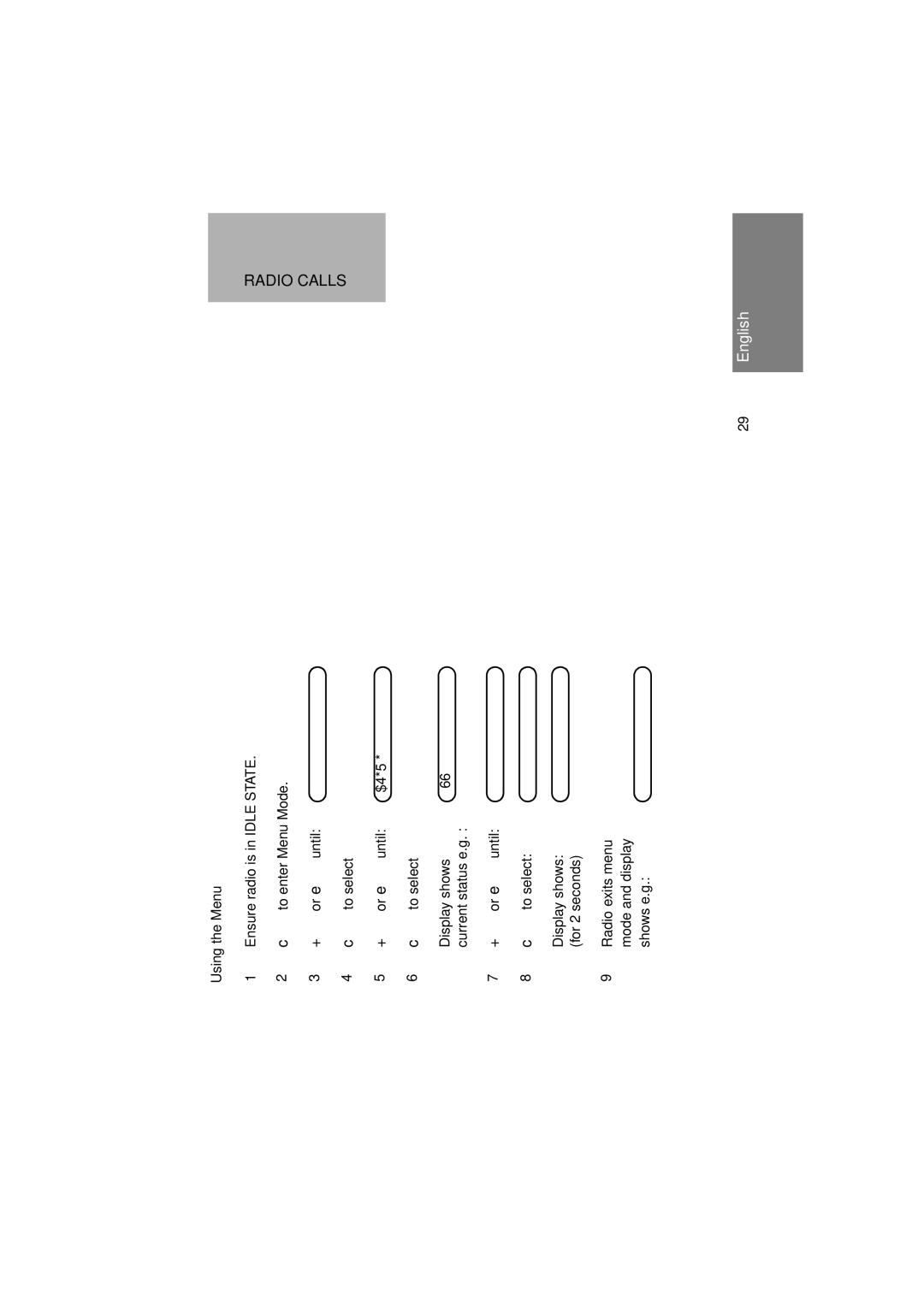 Motorola GM380 manual Using the Menu 