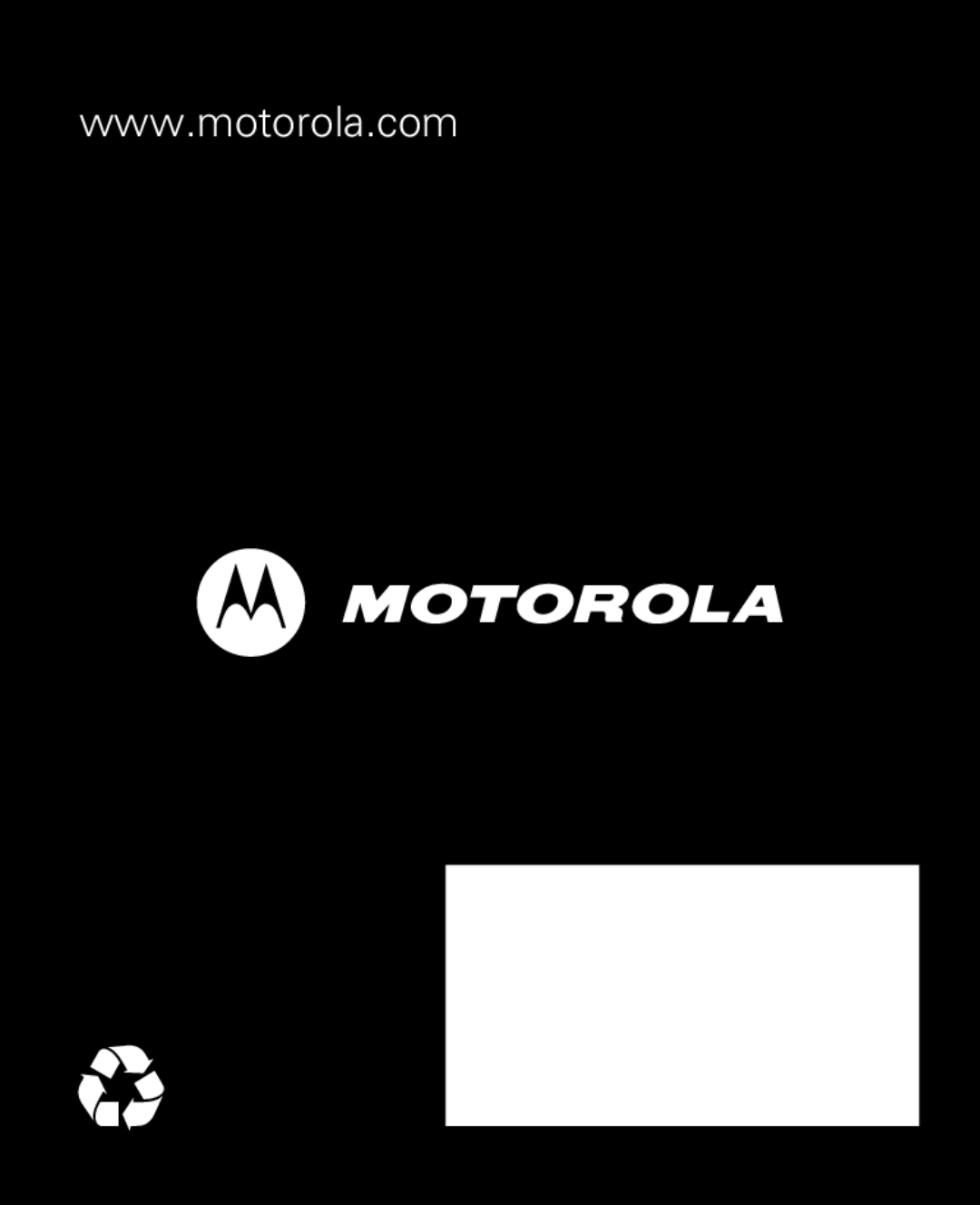 Motorola HK100 quick start 