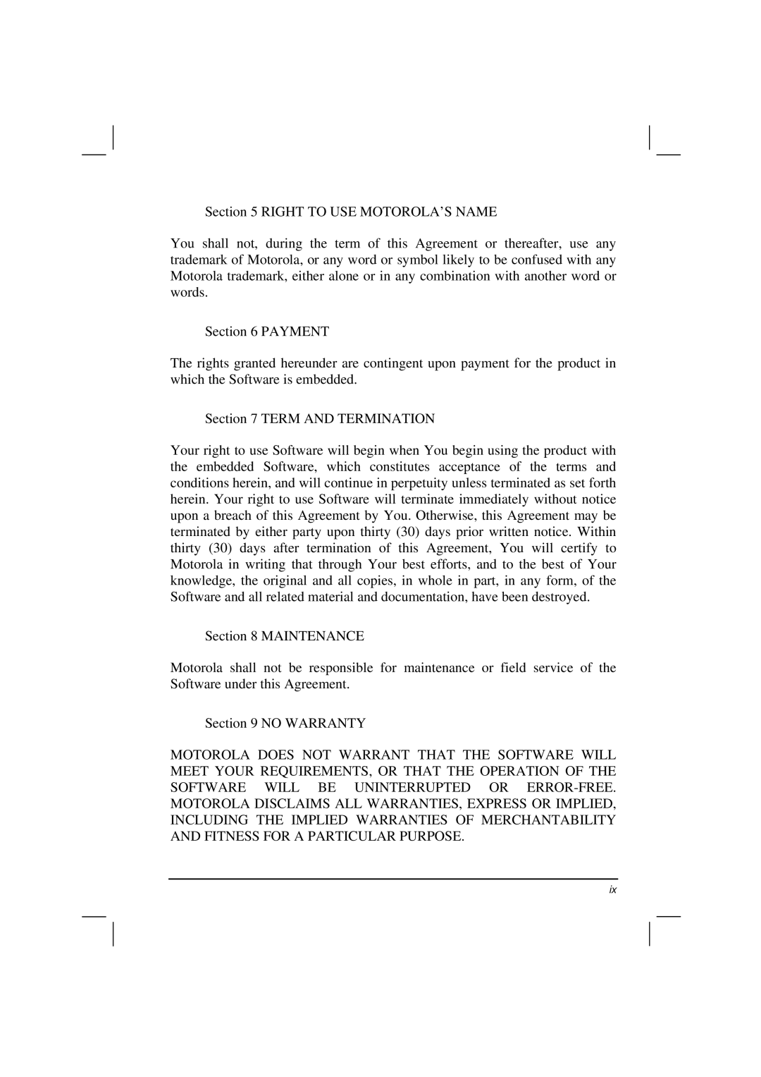 Motorola HK1223 manual 