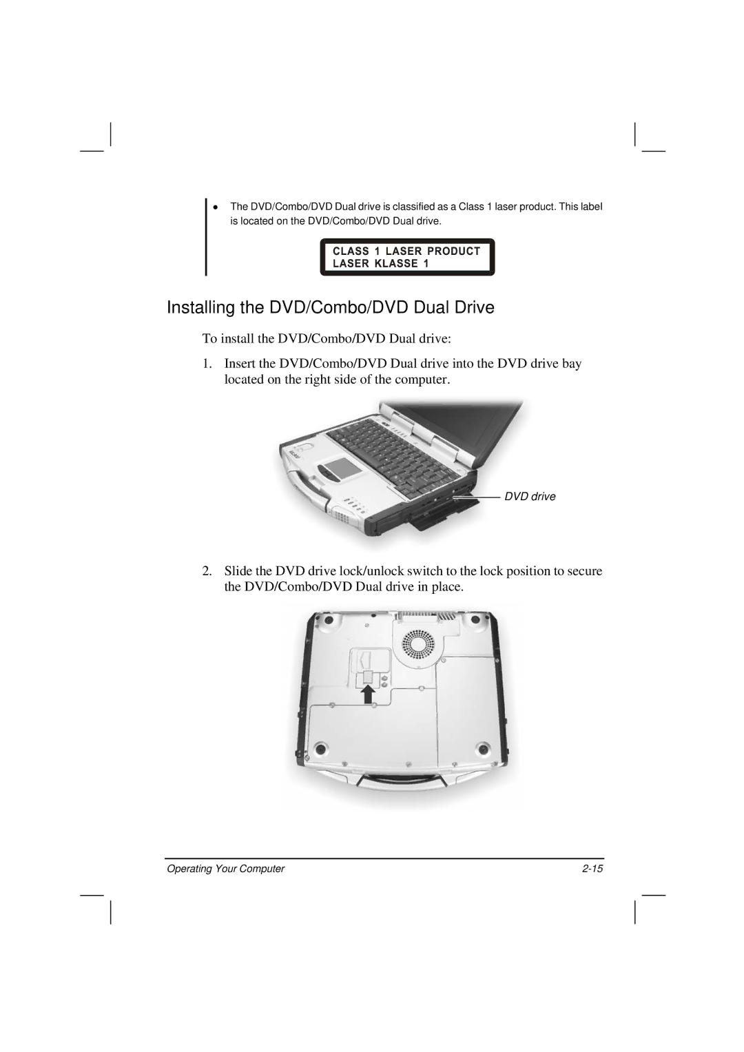 Motorola HK1223 manual Installing the DVD/Combo/DVD Dual Drive 