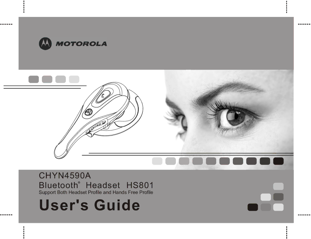 Motorola HS801 manual Users Guide 