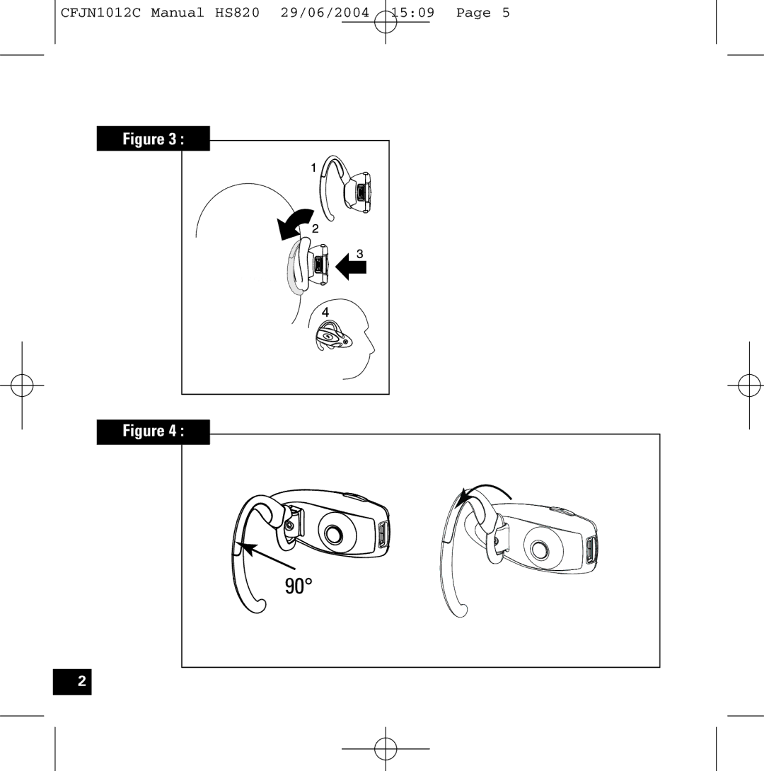 Motorola HS820 manual 040067o 