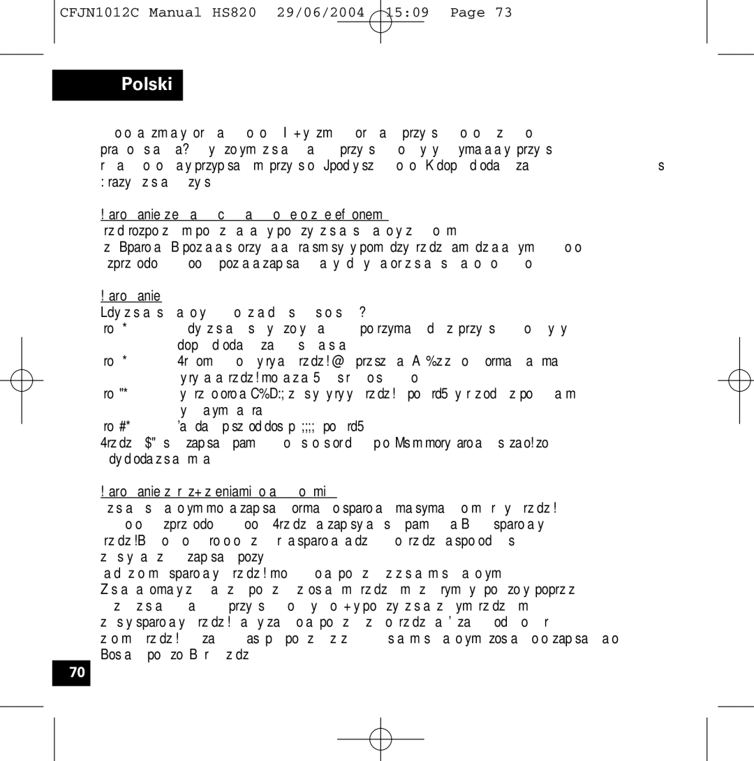 Motorola HS820 manual Parowanie zestawu słuchawkowego z telefonem, Parowanie z urządzeniami dodatkowymi 