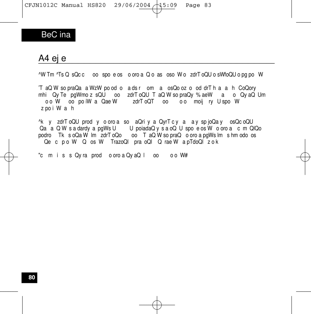 Motorola HS820 manual Vítejte 