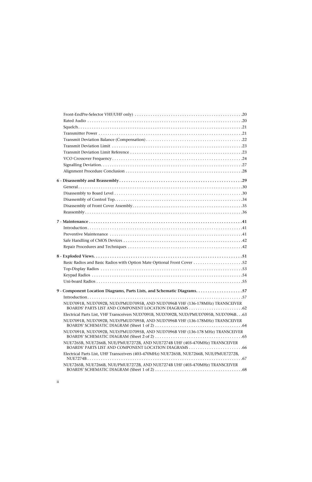 Motorola HT 1000 service manual Disassembly and Reassembly 