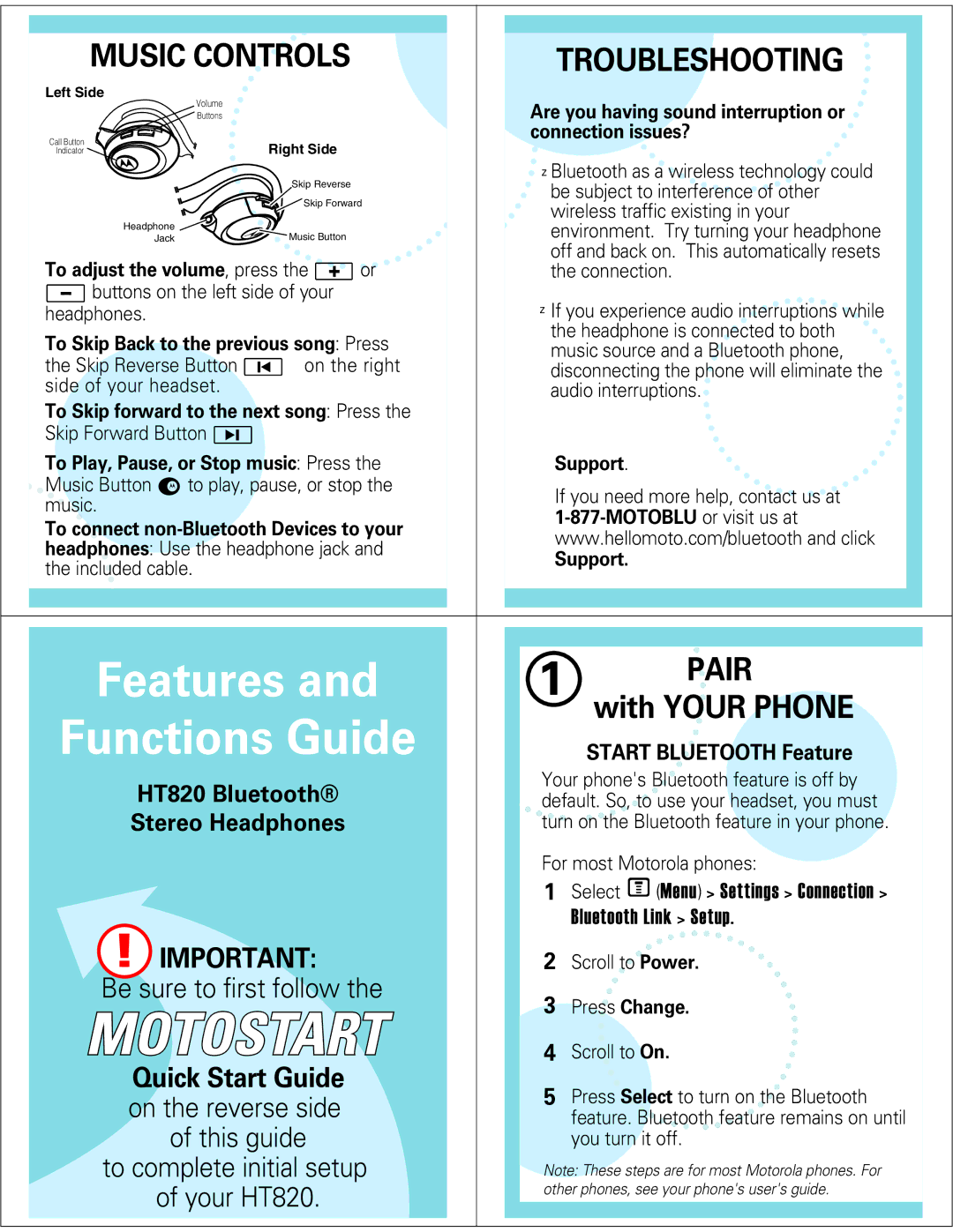 Motorola HT820 manual Music Controls Troubleshooting 