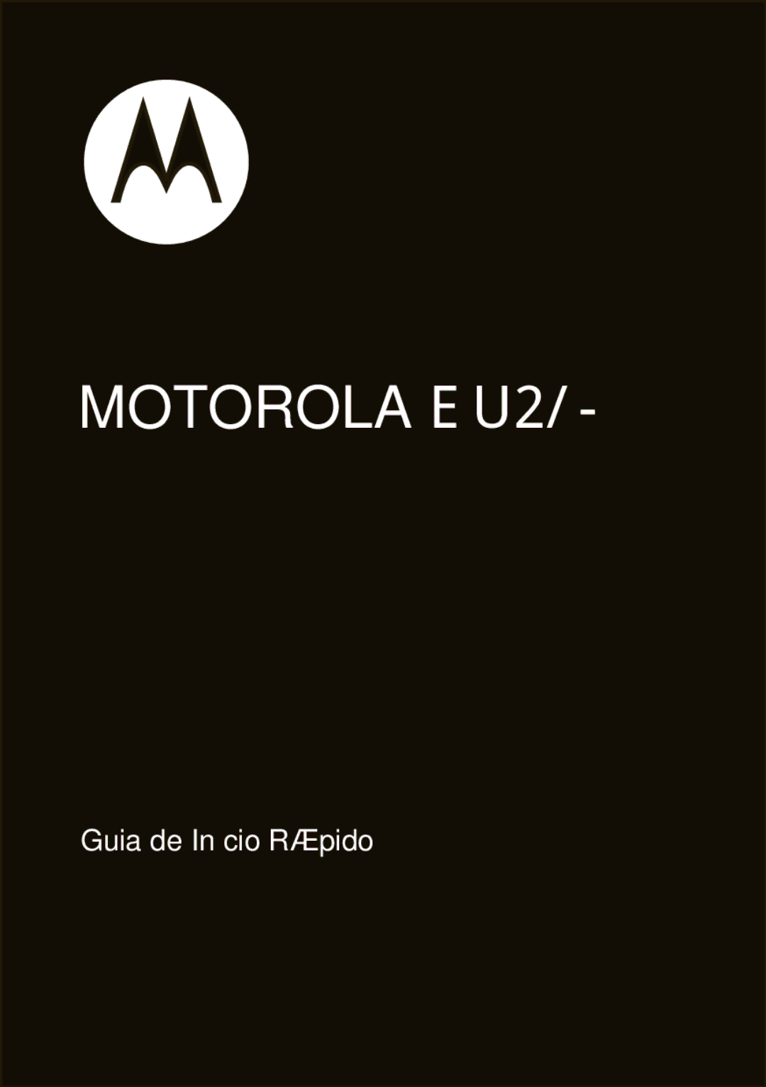 Motorola HX520 quick start Guia de Início Rápido 