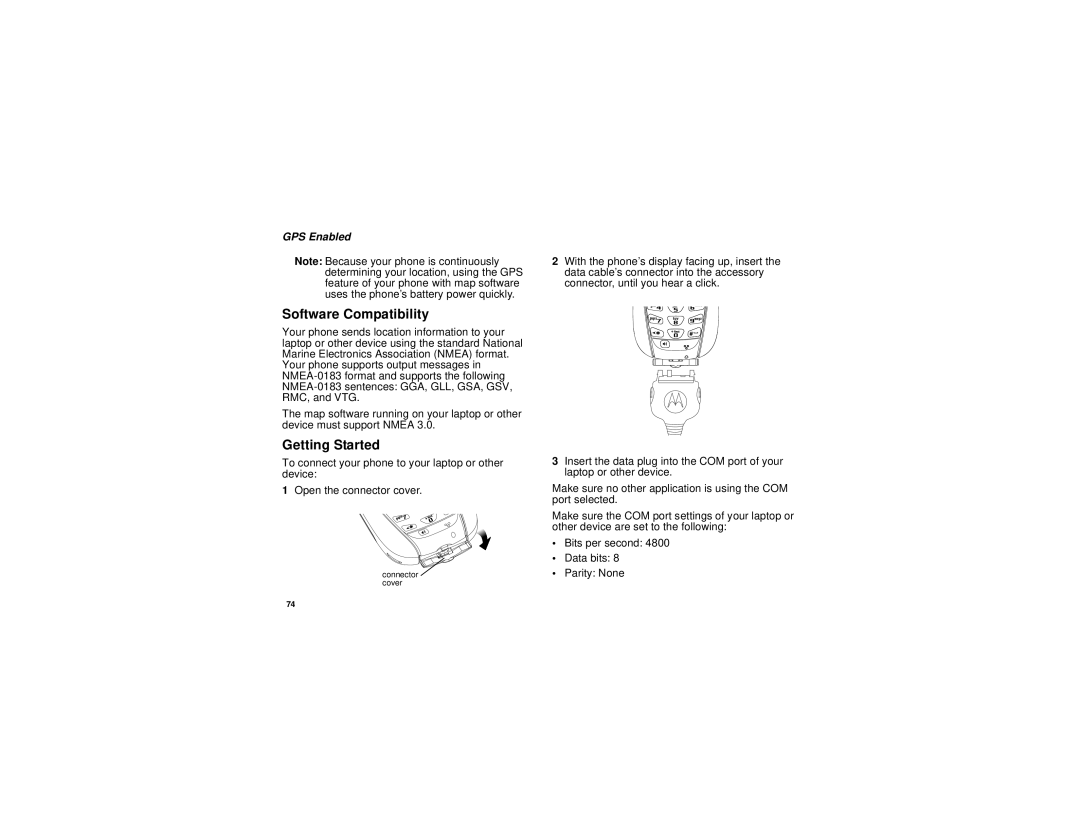 Motorola i265 manual Software Compatibility, Getting Started 