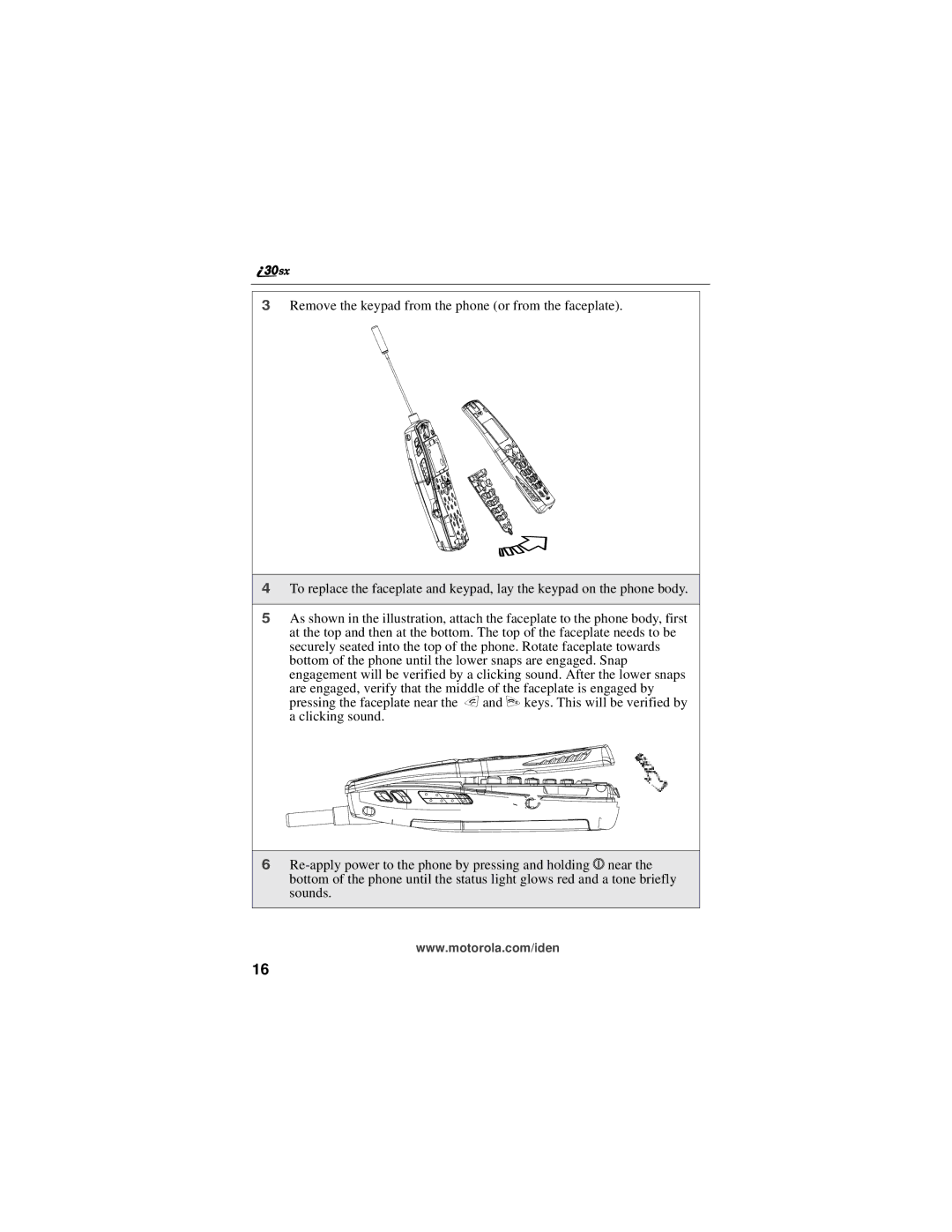 Motorola i30sx manual 