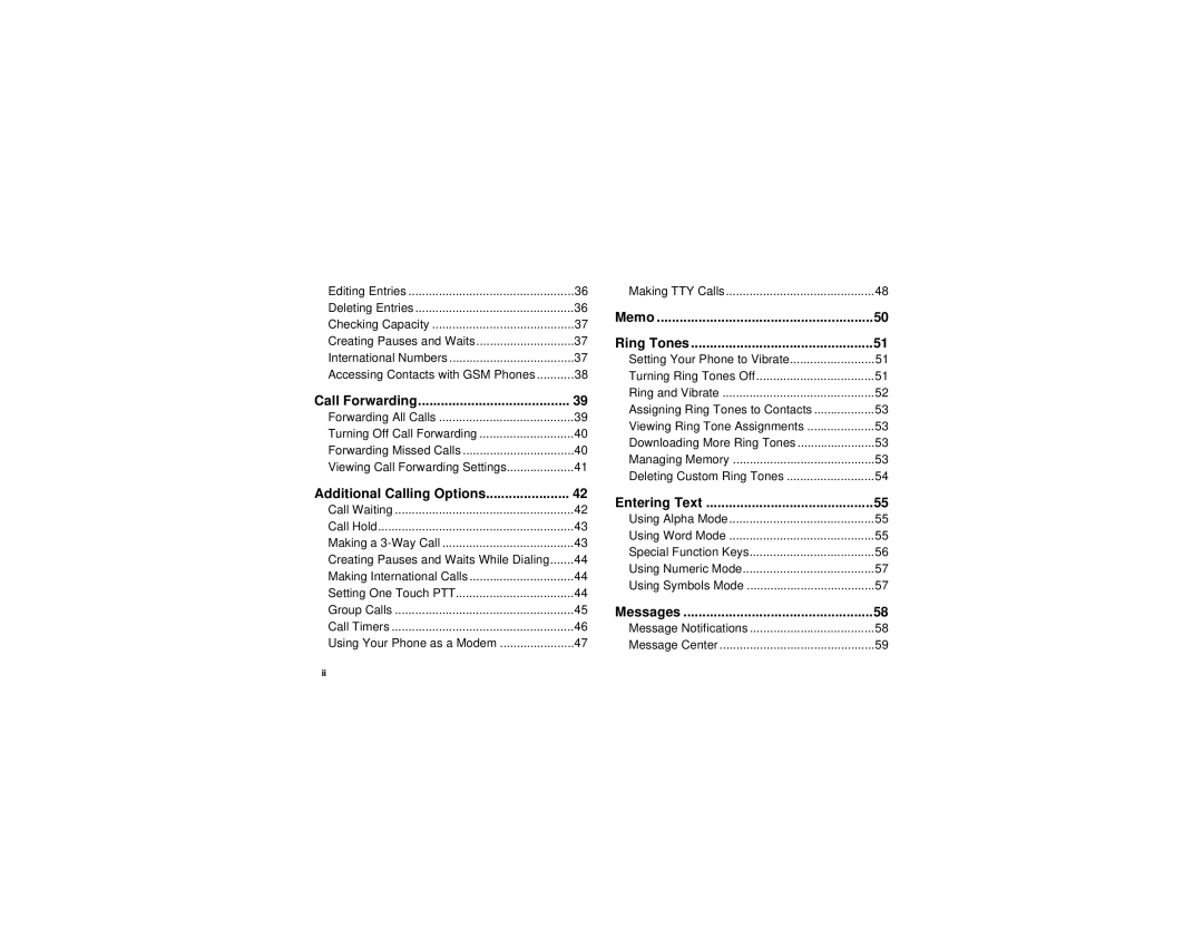 Motorola i325 manual Entering Text 