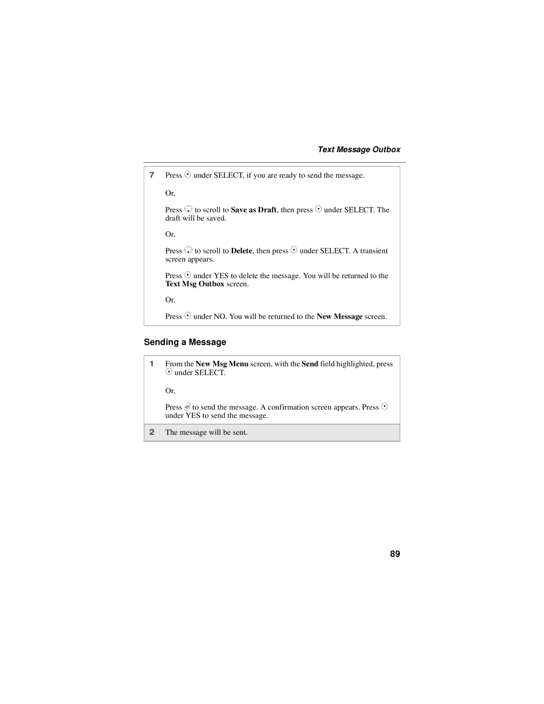 Motorola i325 manual Sending a Message 