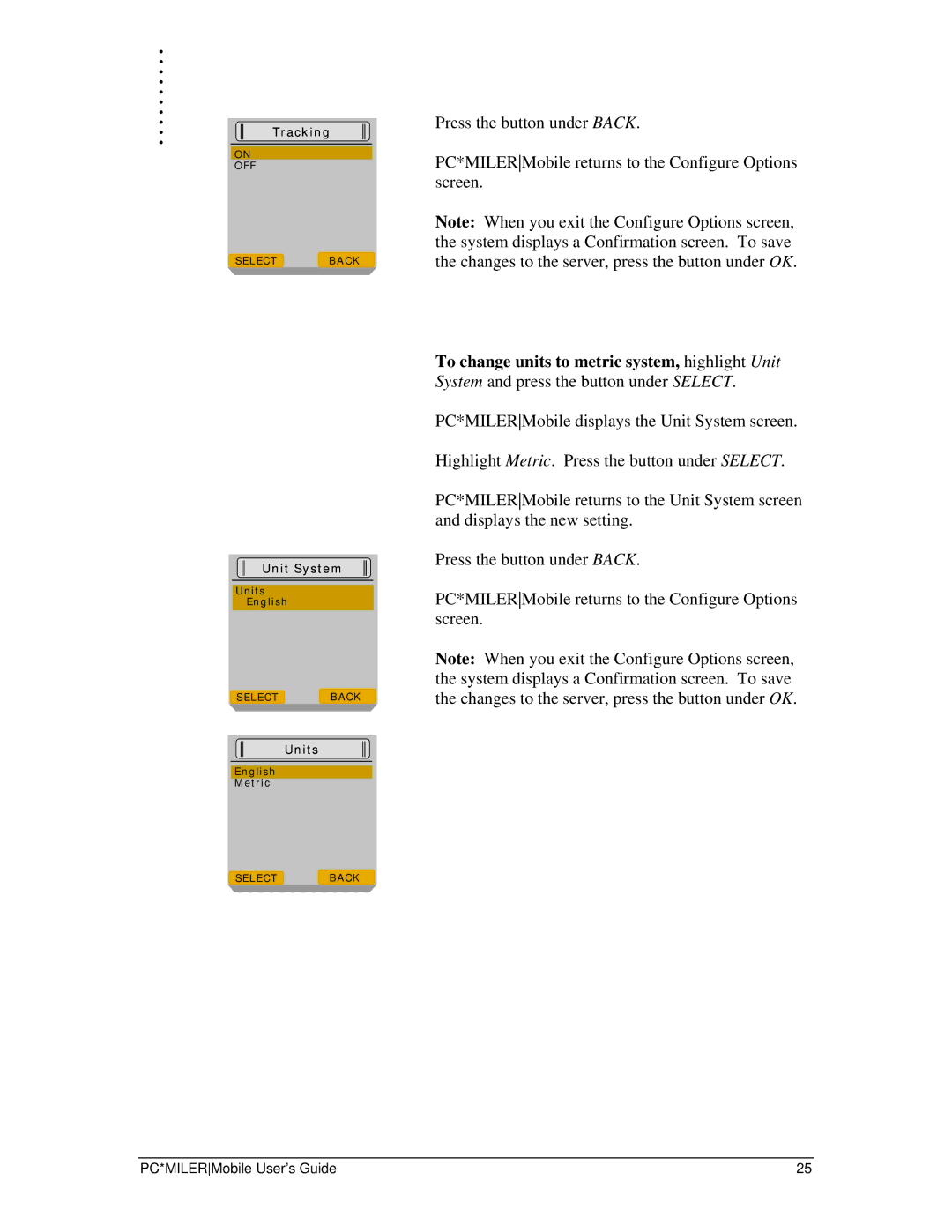 Motorola I355 manual Tracking 