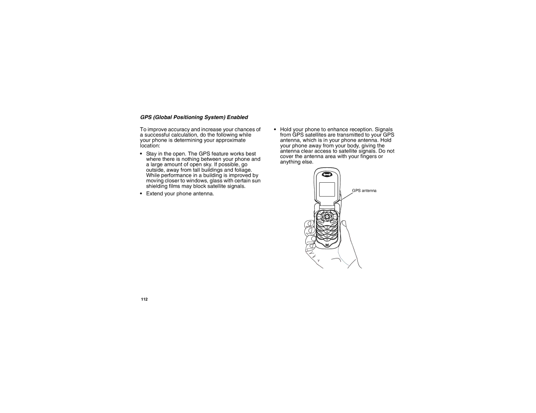 Motorola i450 manual 112 