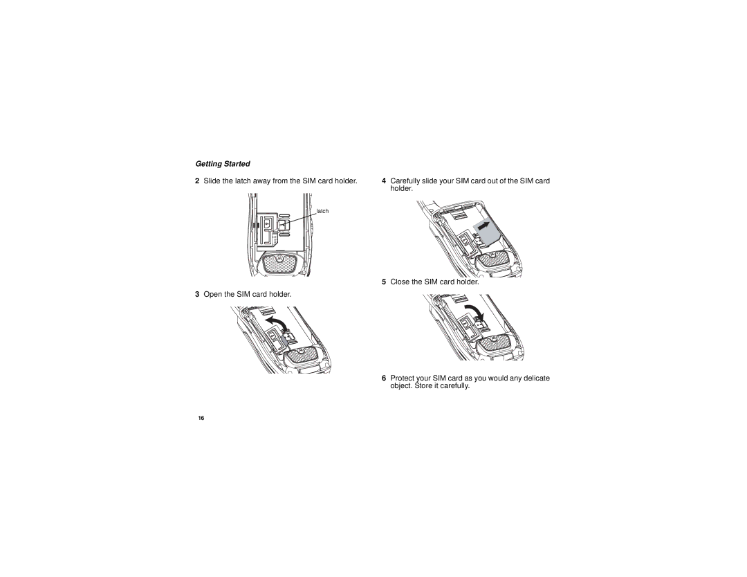 Motorola i670 manual Getting Started 