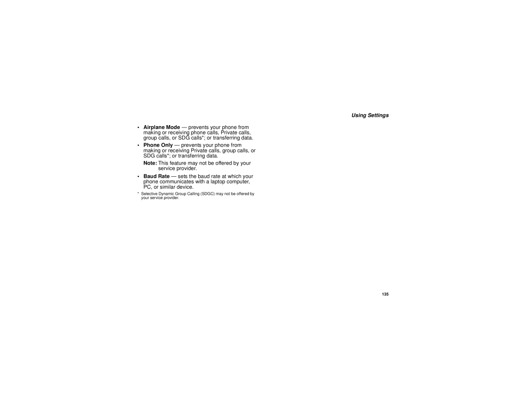 Motorola i690 manual 135 