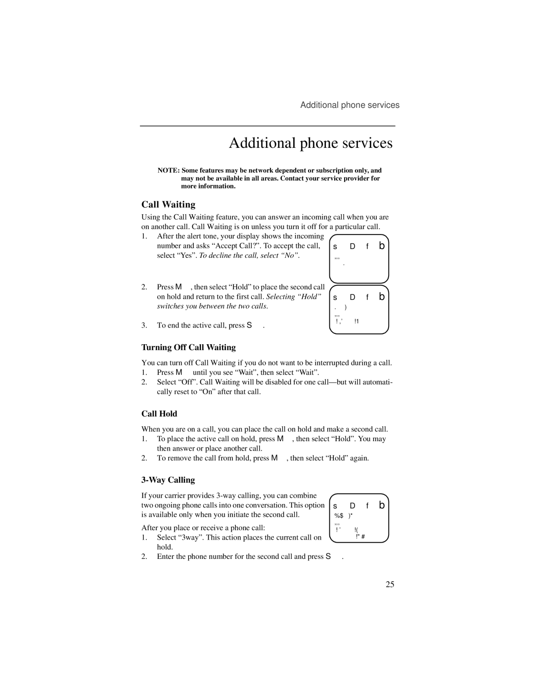 Motorola i700plus manual Way Calling 