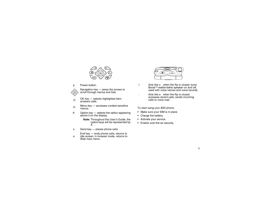 Motorola i835 manual 