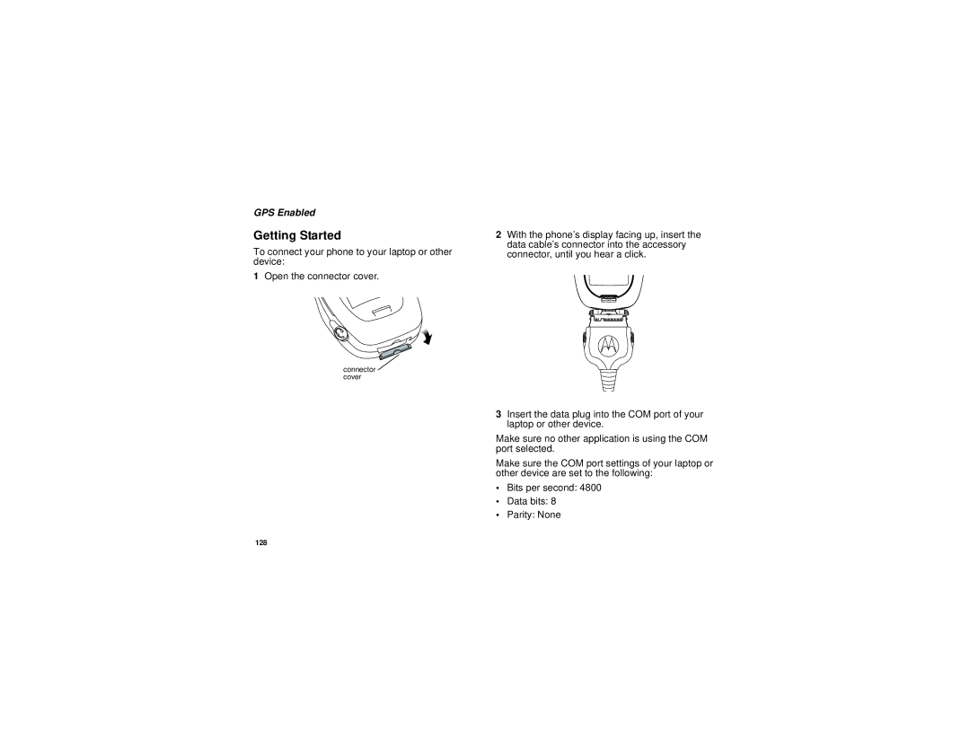 Motorola i836 manual Getting Started 