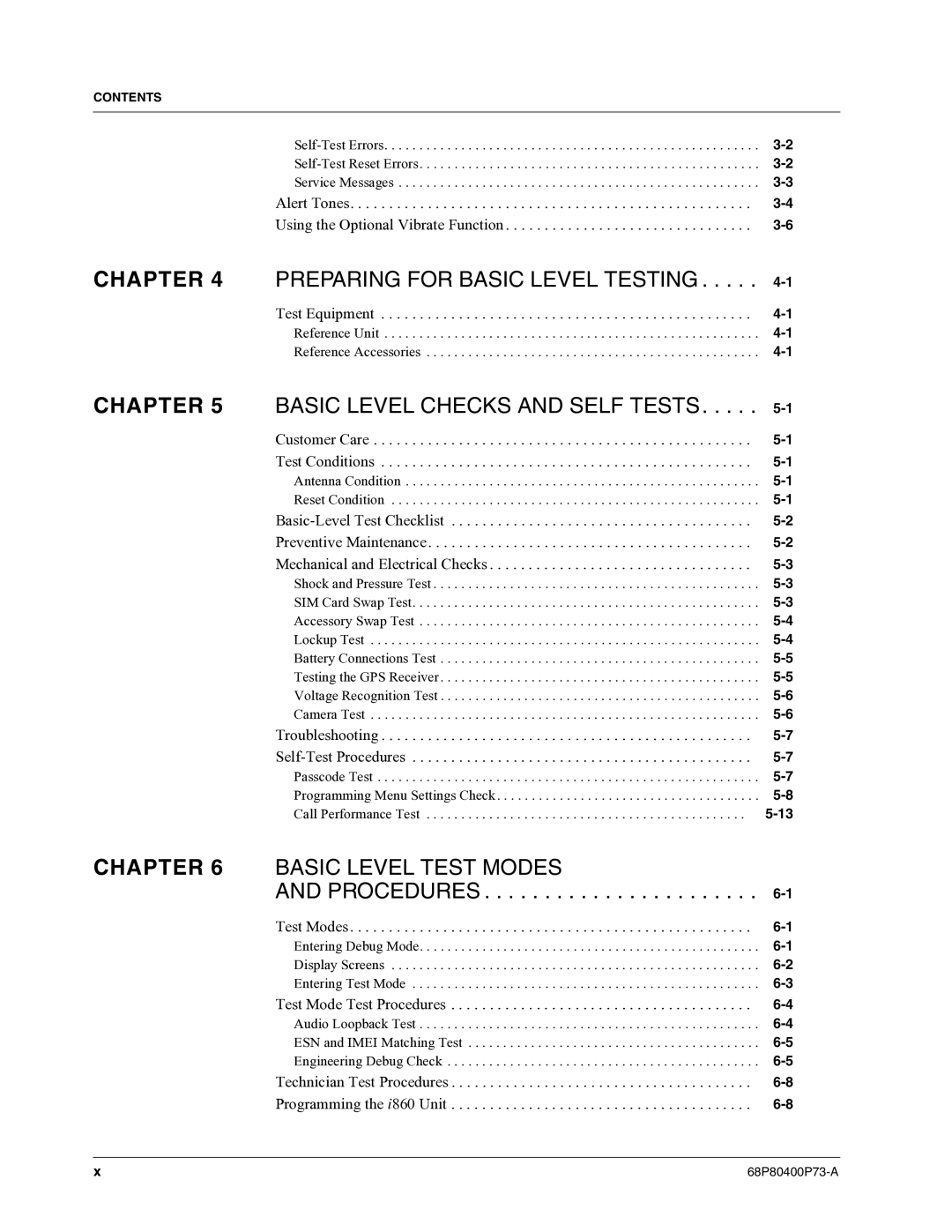 Motorola i860 manual Chapter 