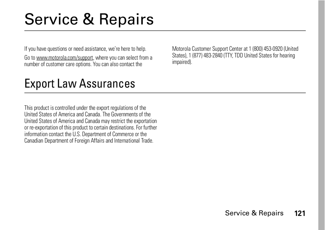 Motorola i9 manual Service & Repairs 