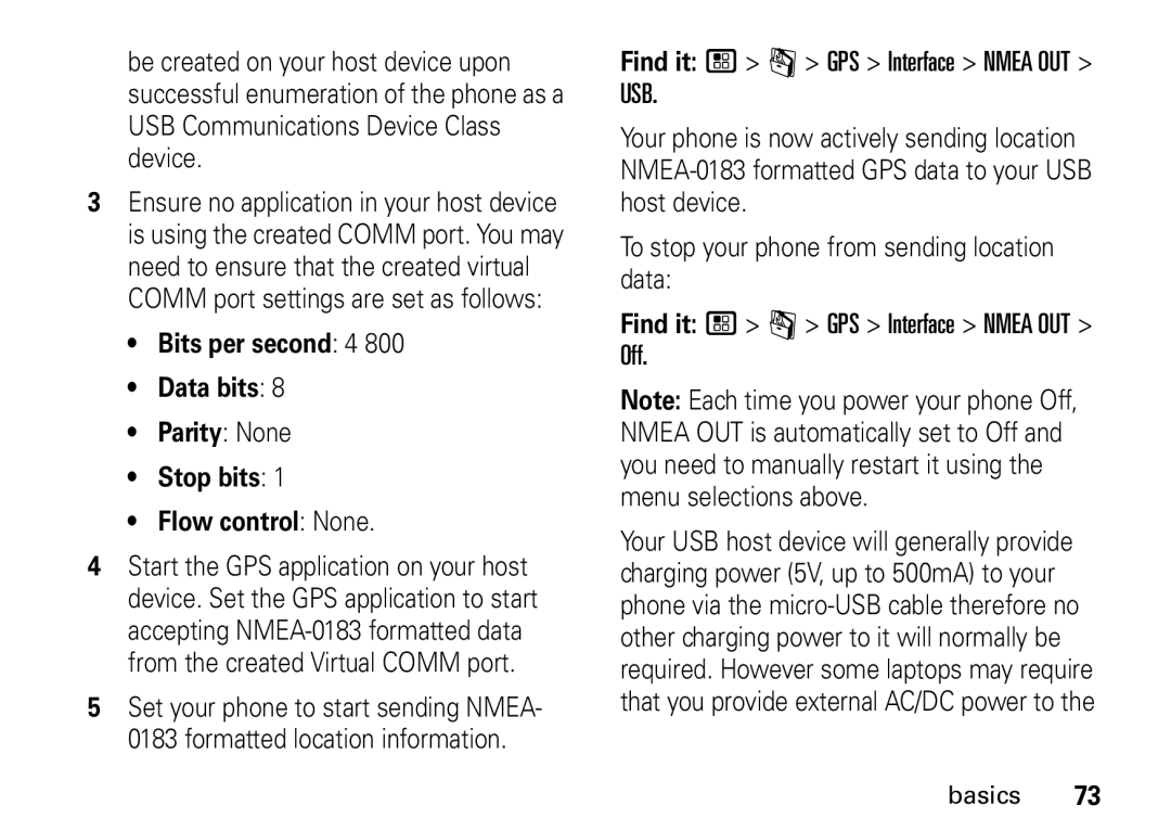 Motorola i9 manual Basics 