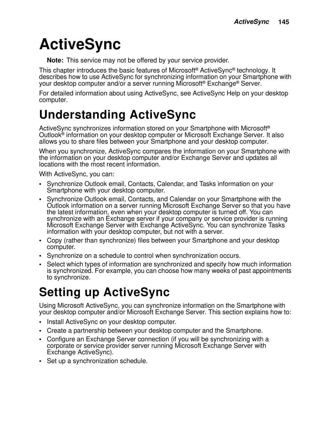 Motorola i930 manual Understanding ActiveSync, Setting up ActiveSync 