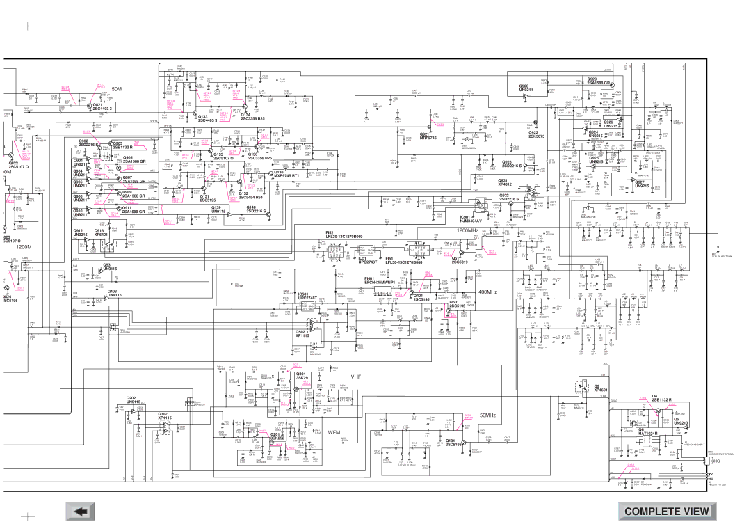 Motorola IC-T81A, IC-T81E service manual 1200MHz, 400MHz, 50MHz 