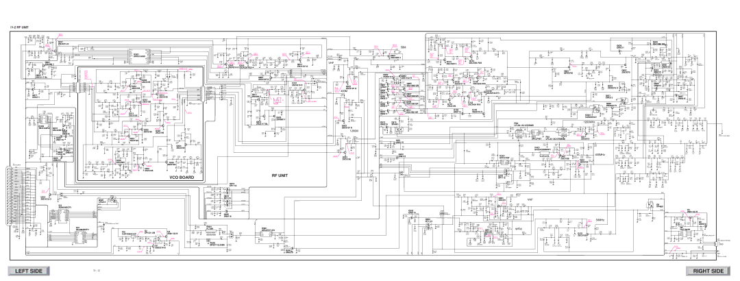 Motorola IC-T81E GND1, PLST1 IN1, ENB VCC2, LOK GND2, Vhfout, Vcon VCC, UVCO3 Uhfout 12VCOOUT, Xin Stb, VCC Data, Fin 